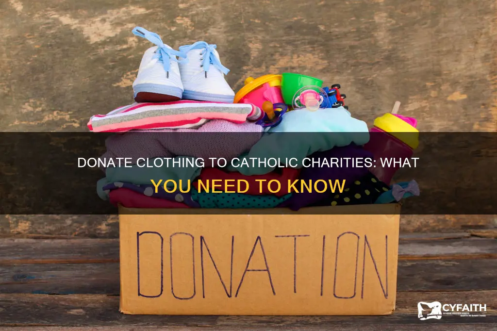 is catholic charities accepting clothing donations