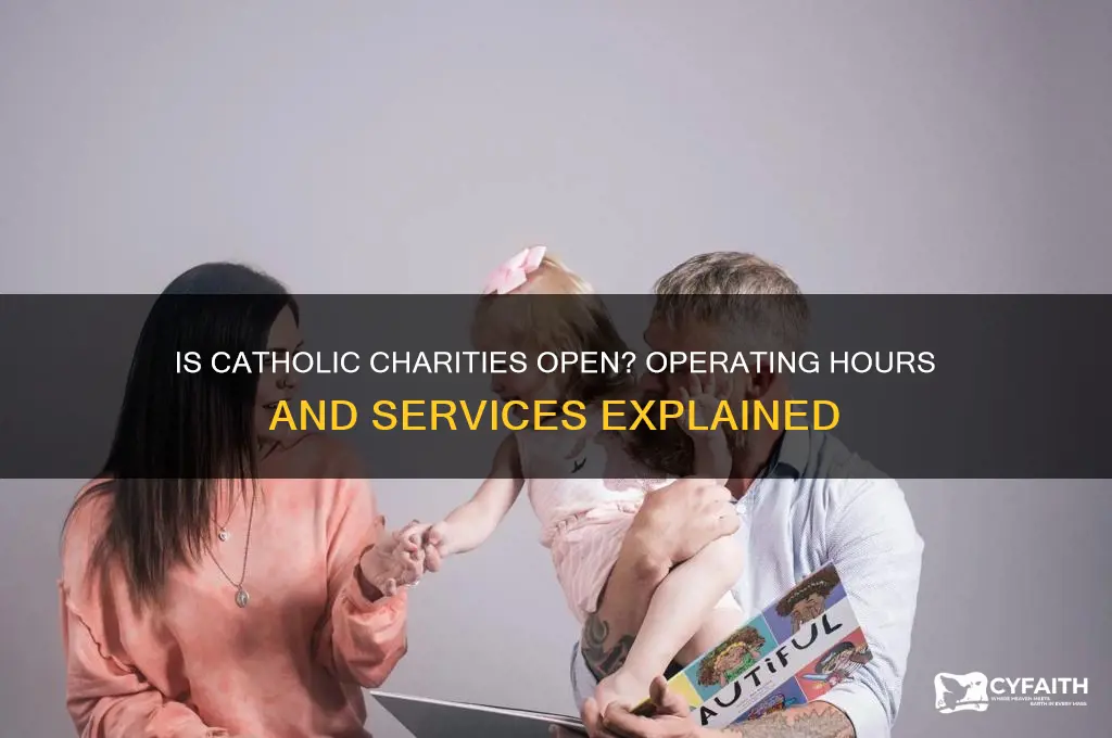 is catholic charities open