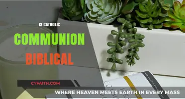 Is Catholic Communion Scripturally Sound? Exploring Biblical Foundations and Practices