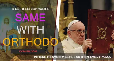 Communion Differences: Catholic and Orthodox