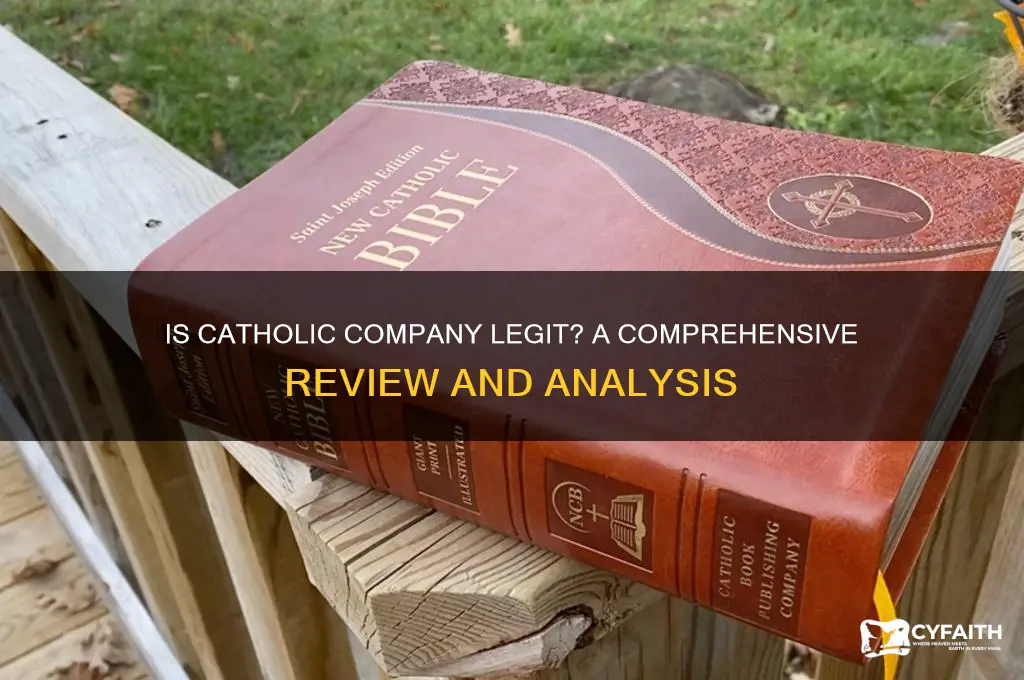 is catholic company legit