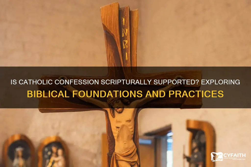 is catholic confession biblical