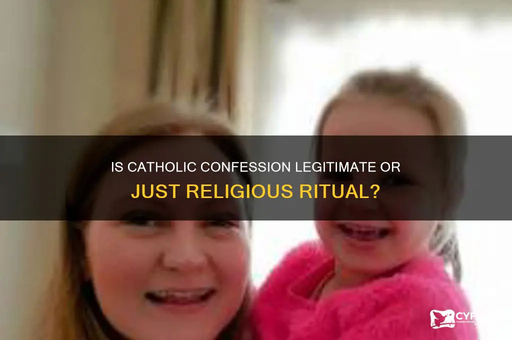 is catholic confession bullshit