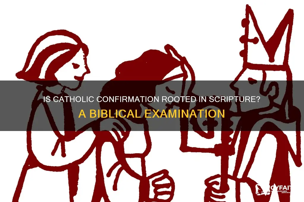 is catholic confirmation biblical