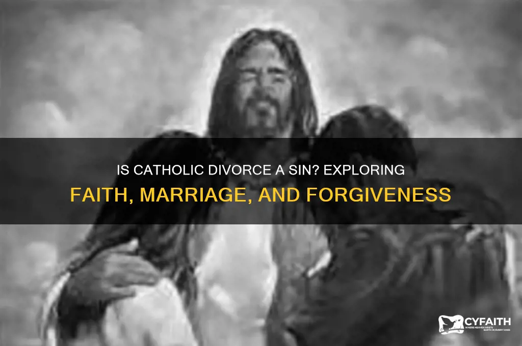 is catholic divorce a sin