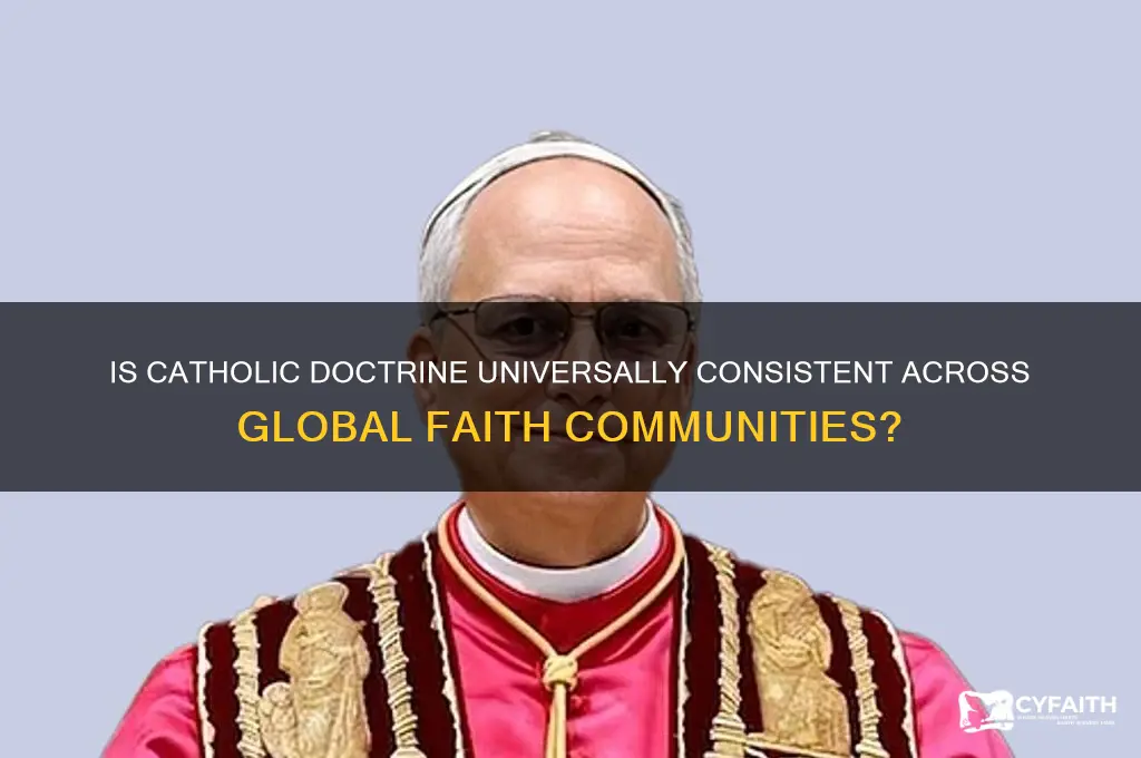 is catholic doctrine universal