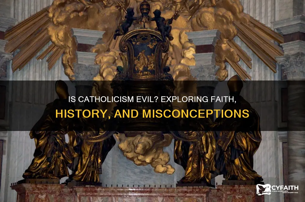 is catholic evil