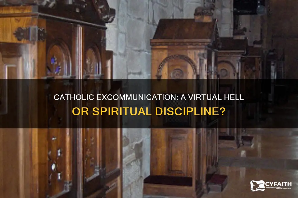 is catholic excommunication virtual hell