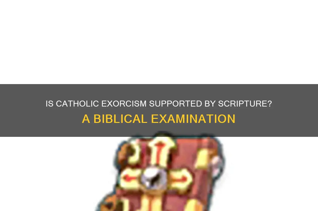 is catholic exorcism biblical