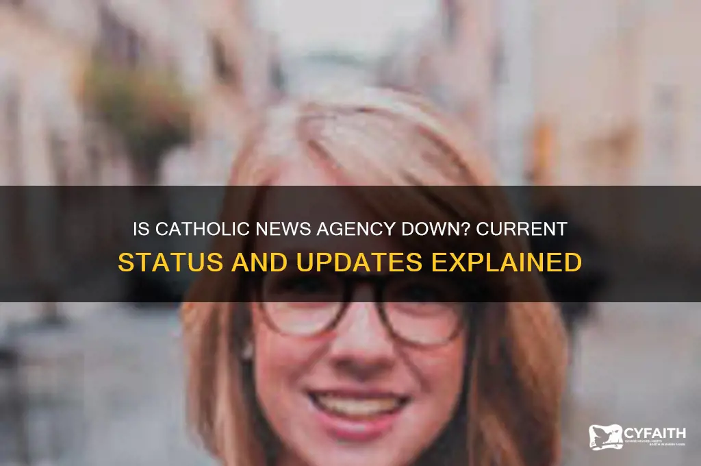 is catholic news agency down