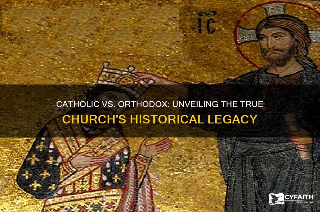 is catholic or orthodox the true church