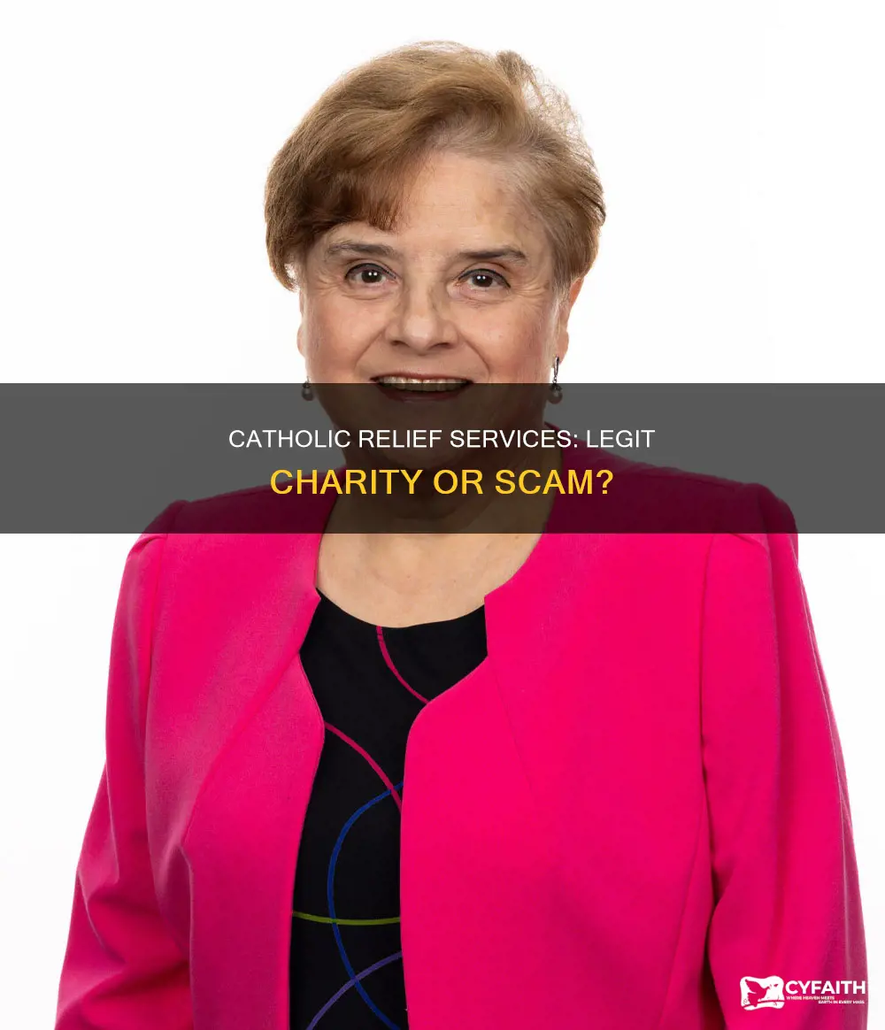 is catholic relief services a legitimate charity