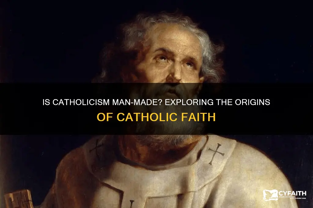 is catholic religion man made