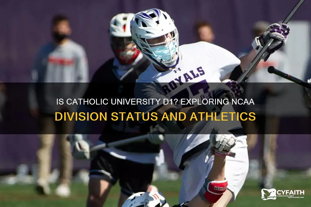is catholic university d1