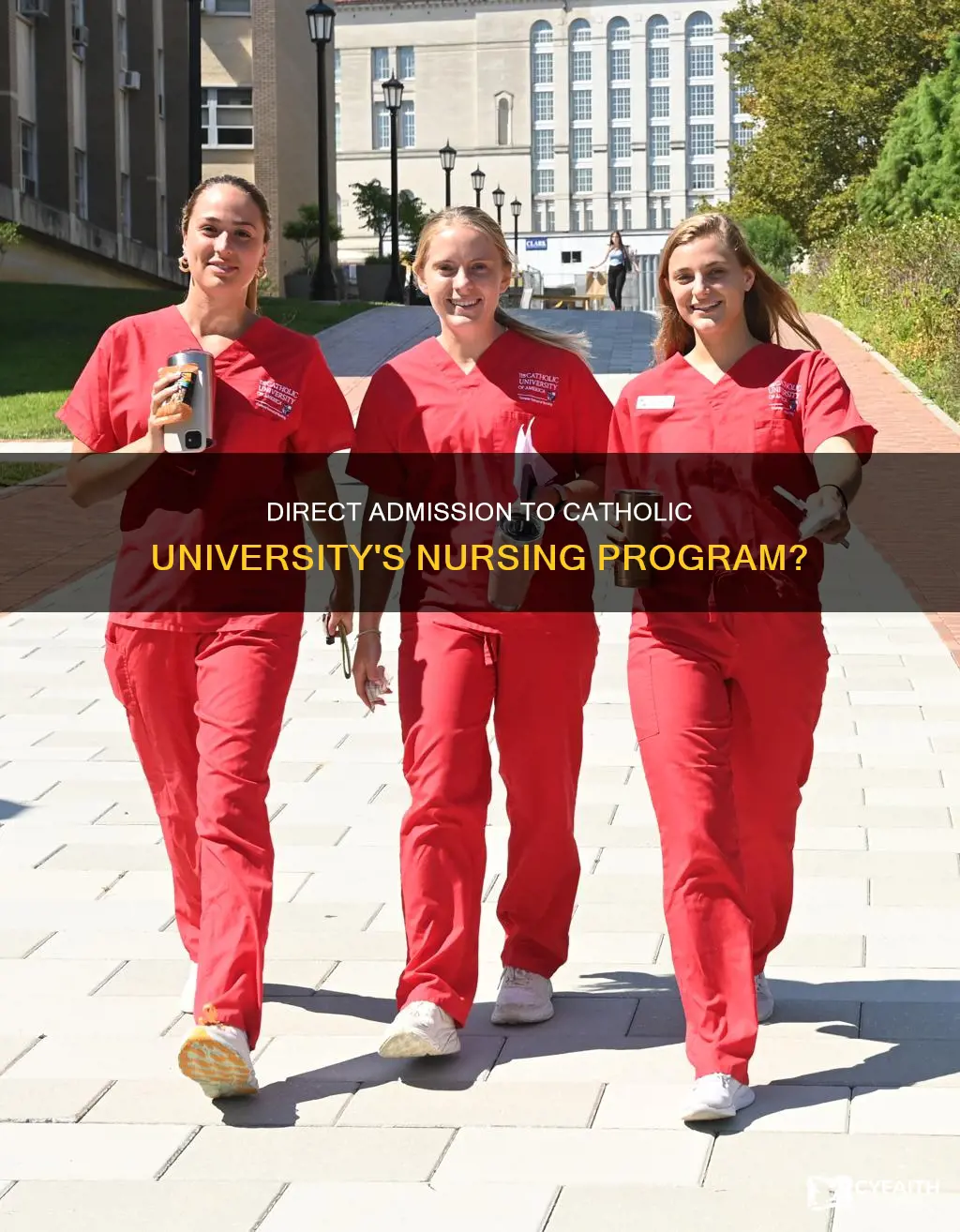 is catholic university nursing direct admit