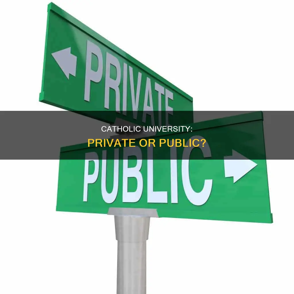 is catholic university private or public