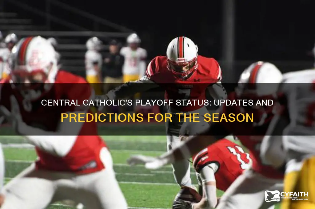 is central catholic in playoffs