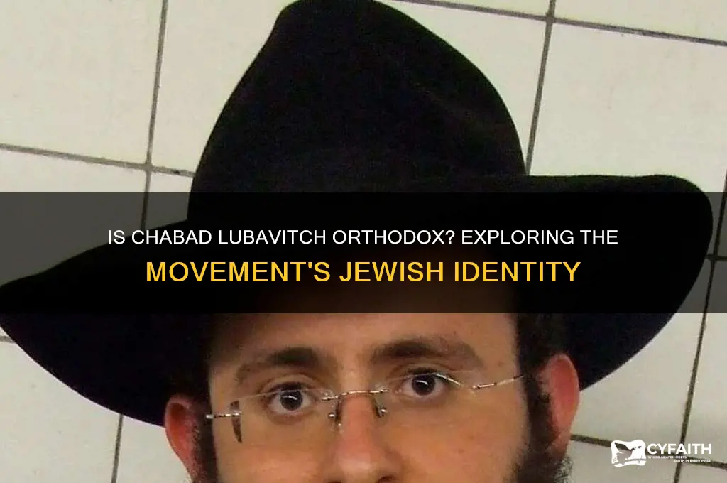 is chabad lubavitch orthodox