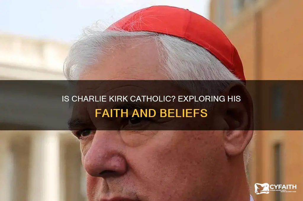 is charlie kirk catholic