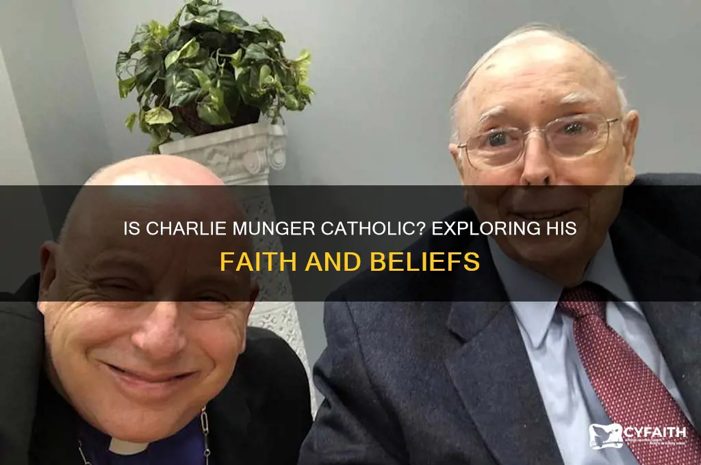 is charlie munger catholic