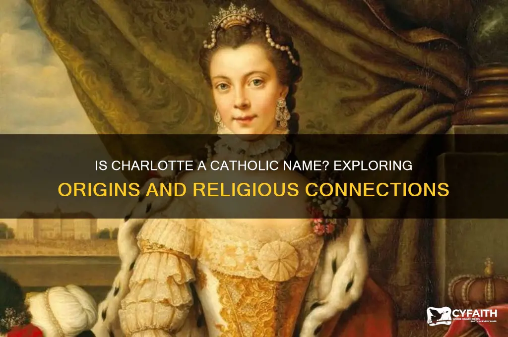 is charlotte a catholic name