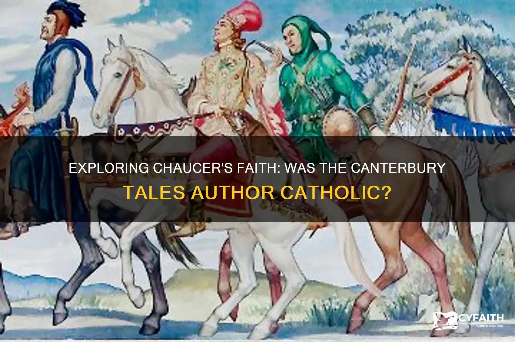 is chaucer catholic