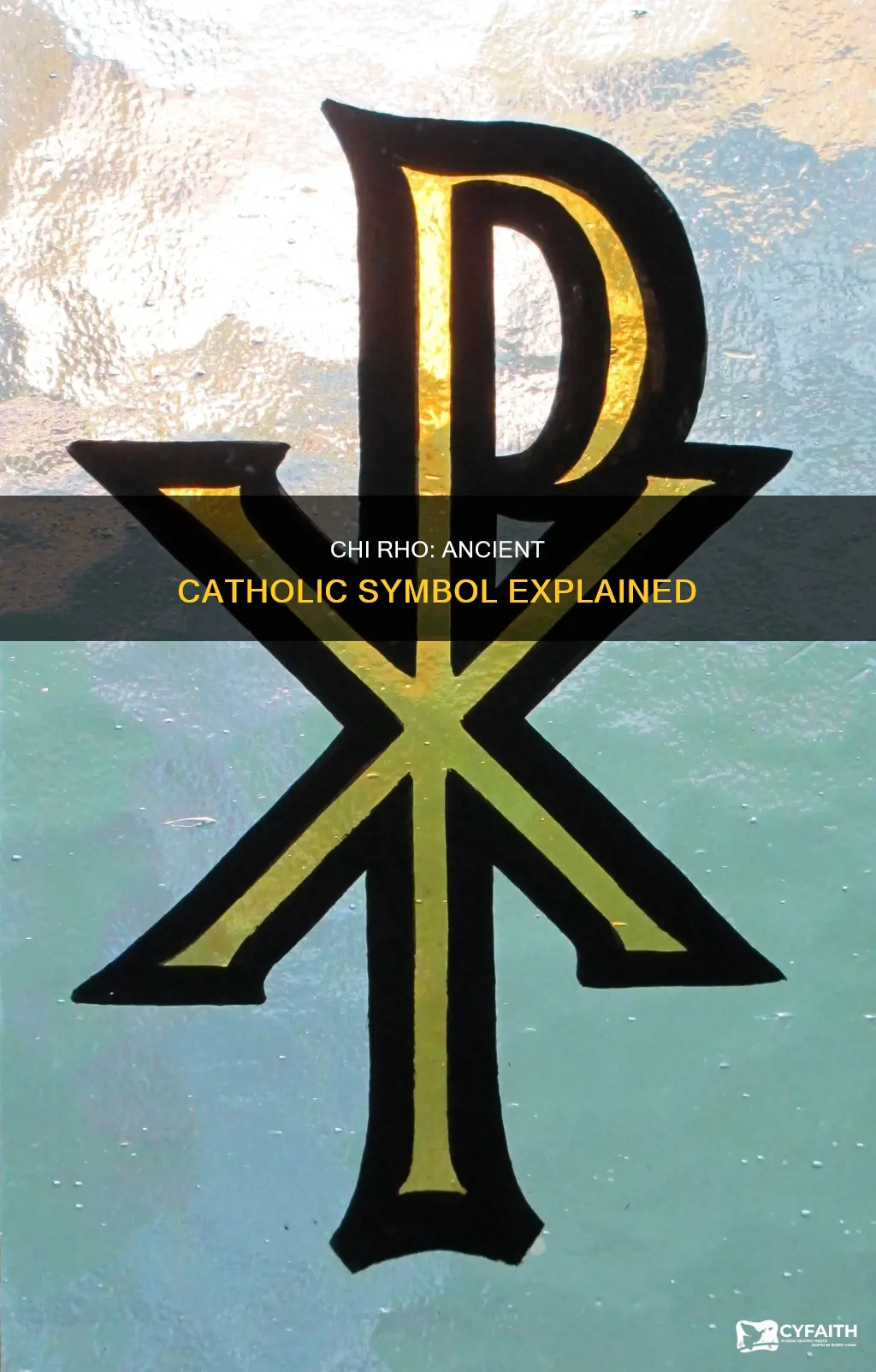 is chi rho a catholic symbol