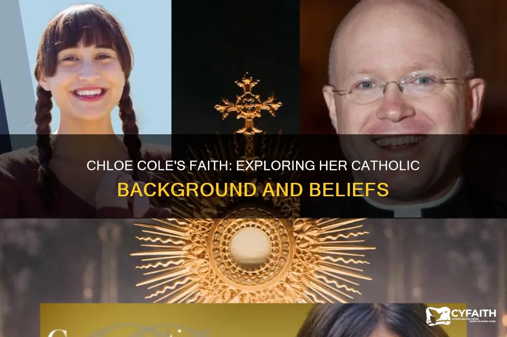 is chloe cole catholic