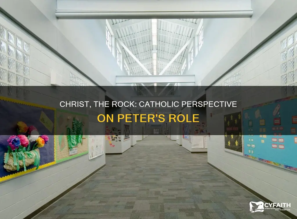 is christ the rock or peter catholic