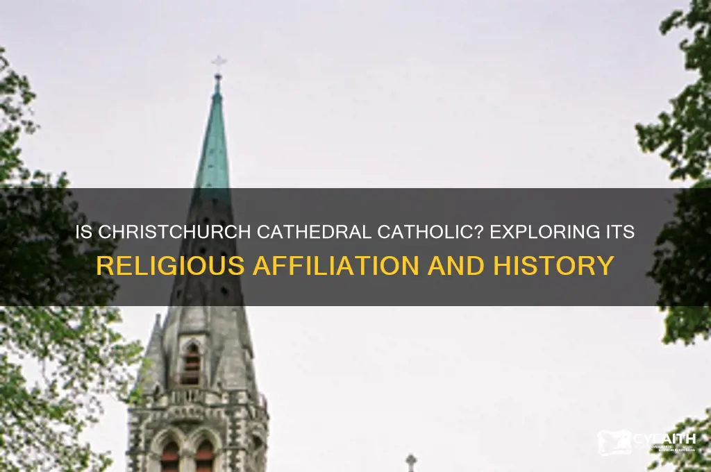is christchurch cathedral catholic