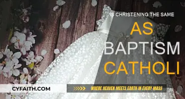 Christening and Catholic Baptism: What's the Difference?