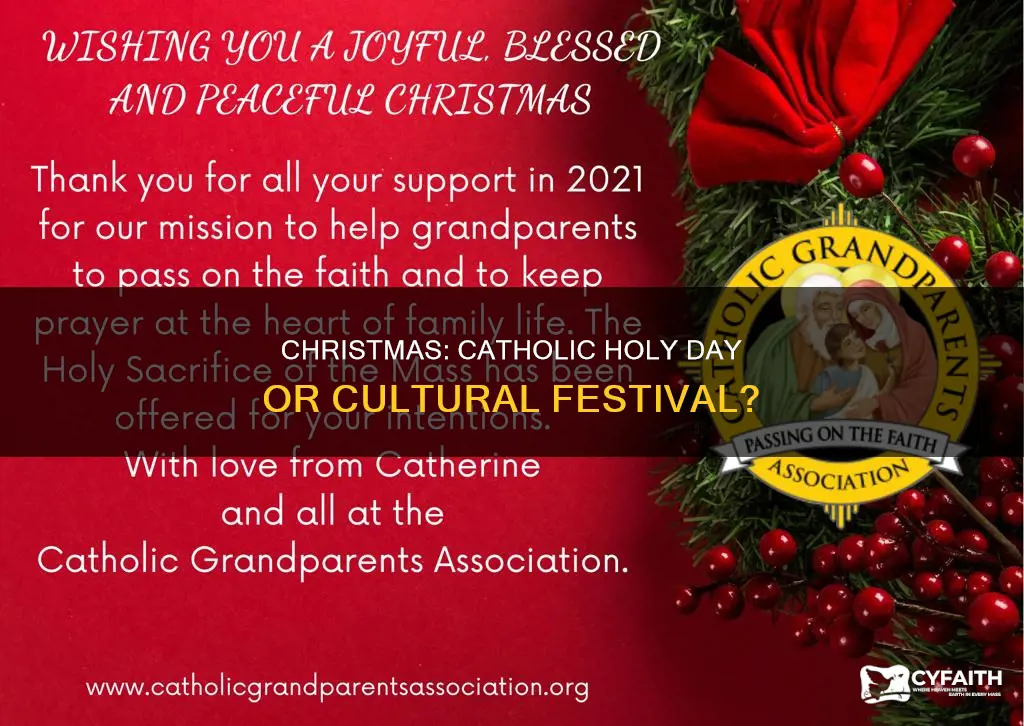 is christmas a catholic holy day