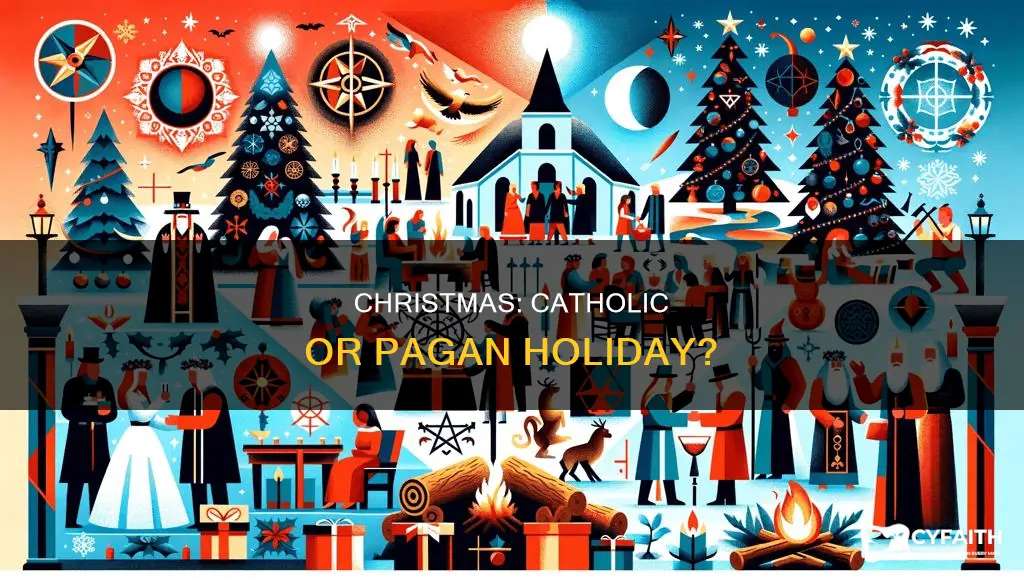is christmas a pagan holiday catholic
