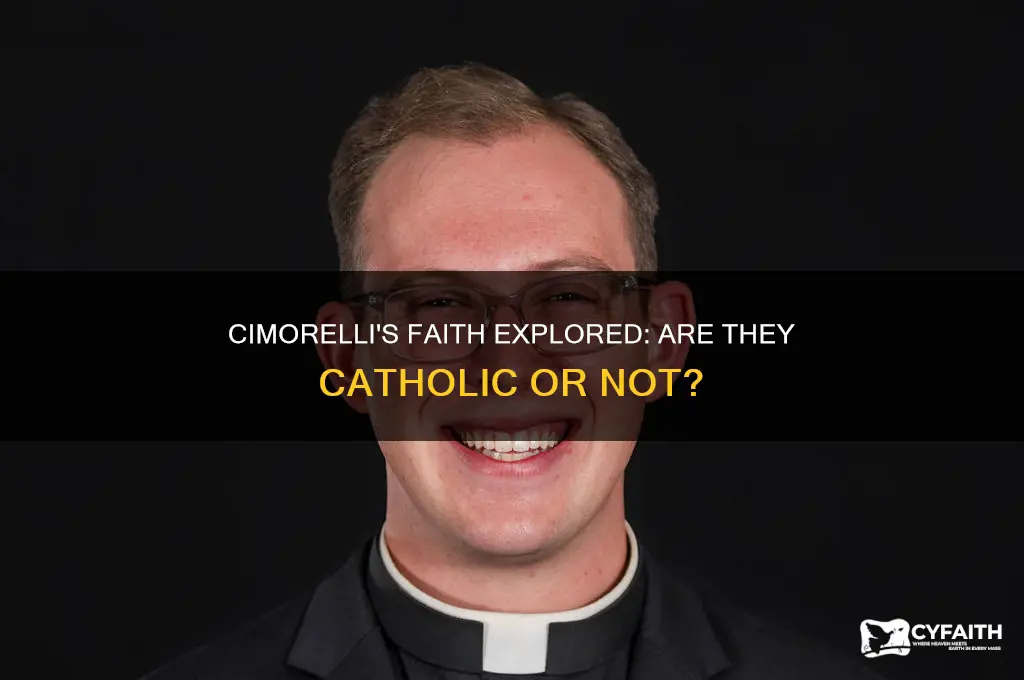 is cimorelli catholic