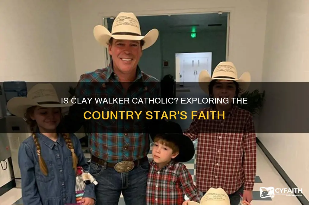 is clay walker catholic
