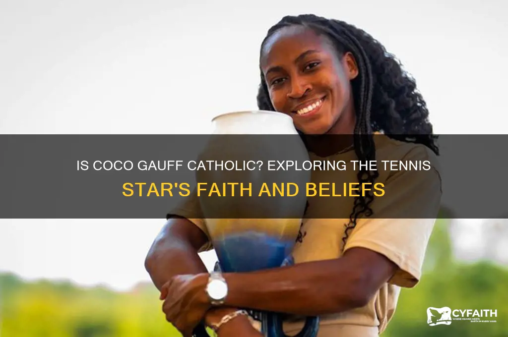 is coco gauff catholic