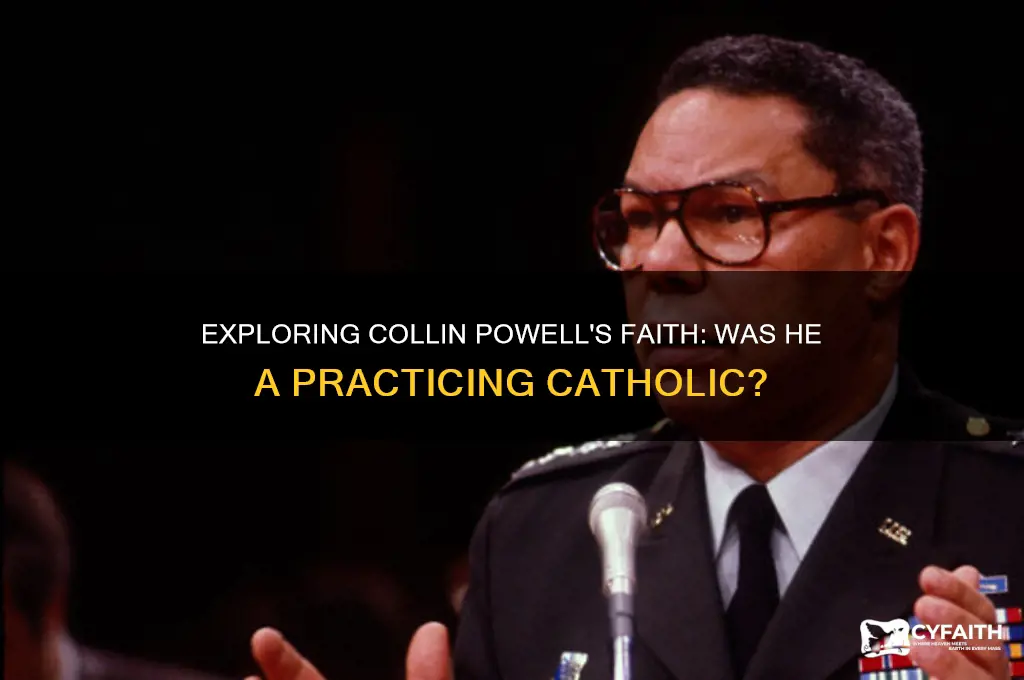 is collin powell catholic