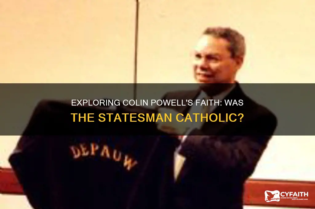 is colon powell catholic