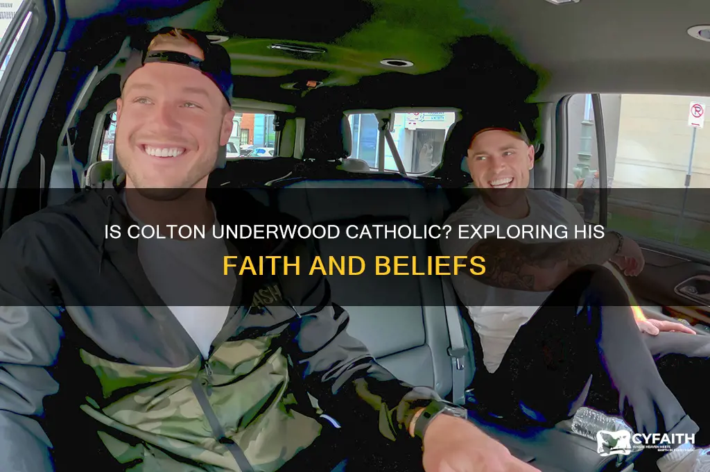 is colton underwood catholic