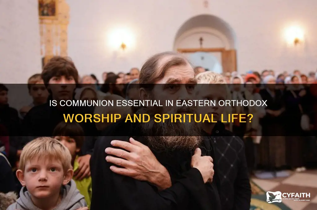 is communion necessary in the eastern orthodox church