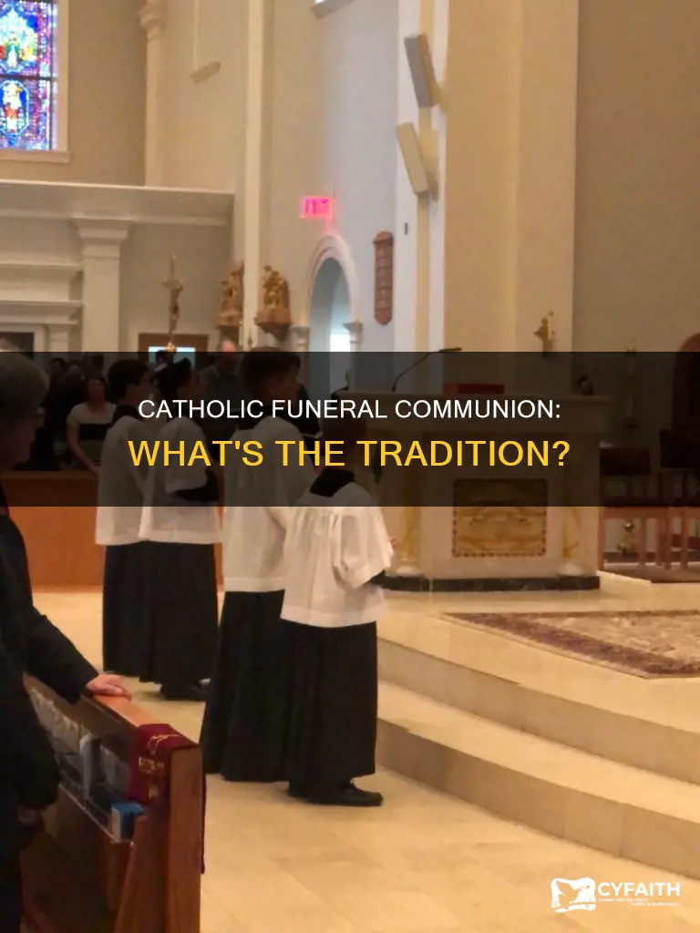 is communion served at catholic funeral