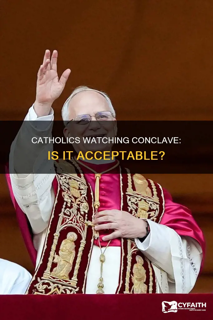is conclave ok for catholics to watch