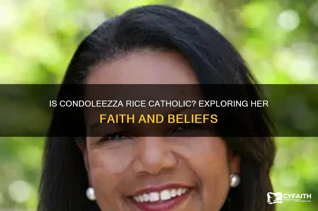 is condoleezza rice catholic