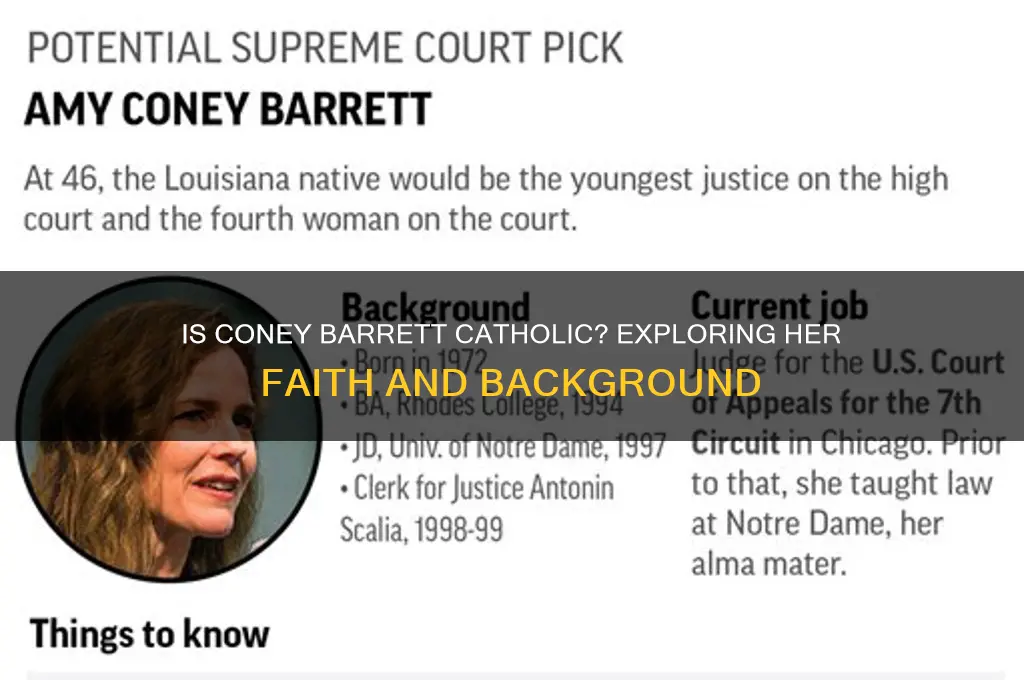 is coney barrett catholic