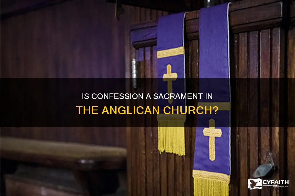 is confession a sacrament in the anglican church