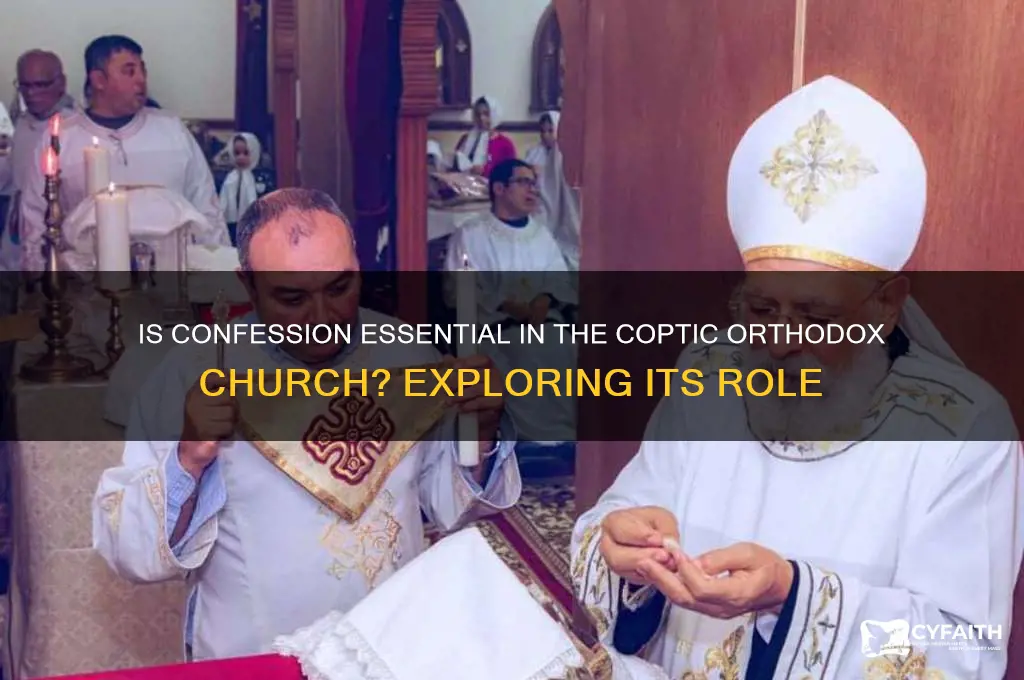 is confession necessary coptic orthodox church