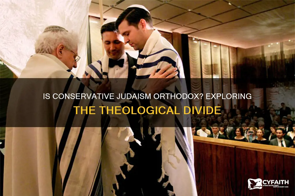 is conservative judaism orthodox