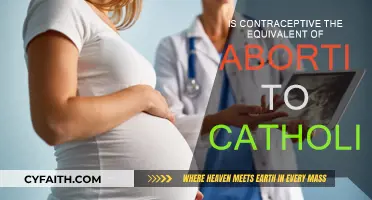 Contraception vs. Abortion: Catholic Church's Stance Explored
