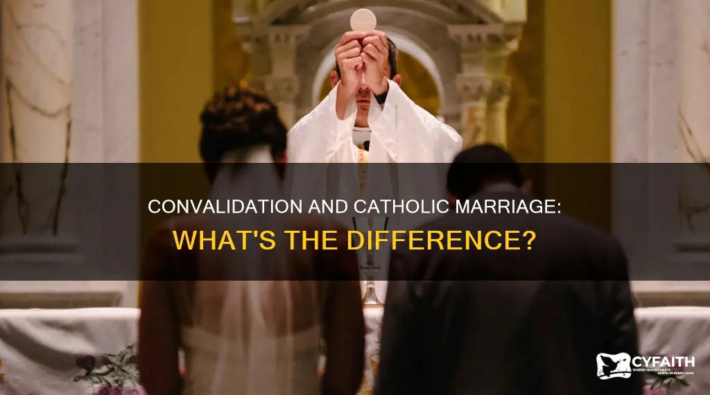 is convalidation the same as a catholic marriage