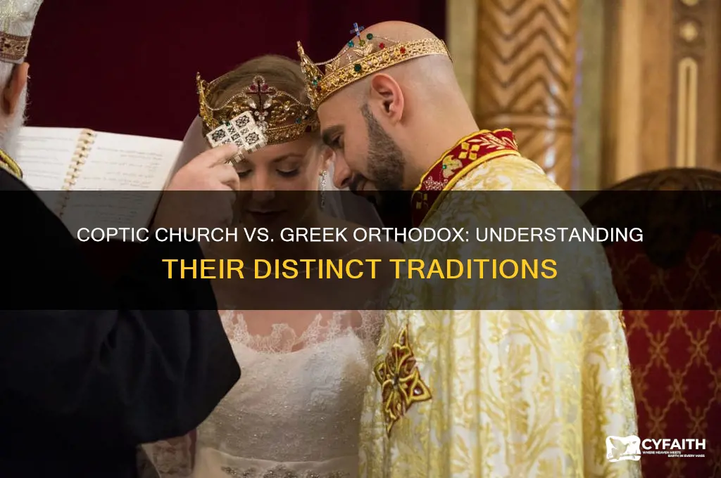 is coptic church and greek orthodox the same